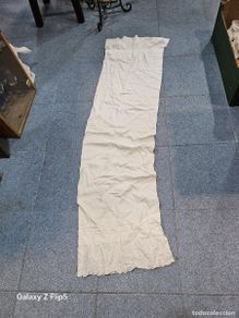 Vintage: funda de almohada en hilo y visillo